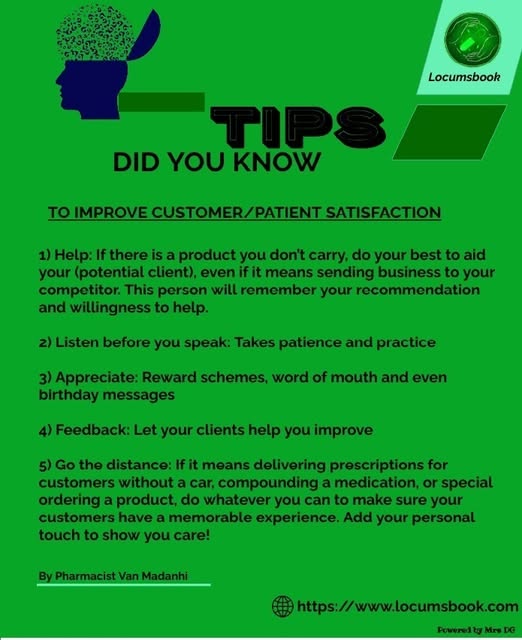 IMPROVING CUSTOMER OR PATIENT SATISFACTION